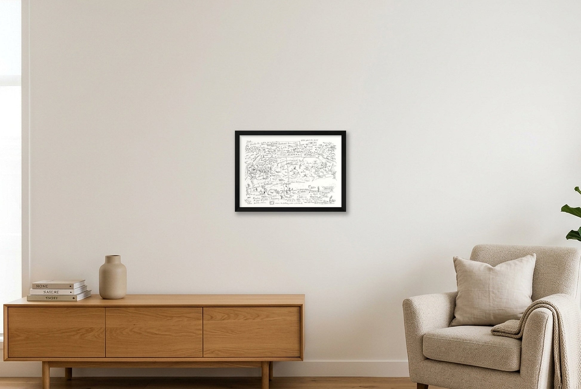 2026 Cass experiment — A3 (42×30cm, 17×12") Black Frame