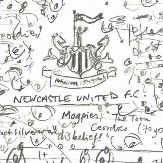 Detail Newcastle United FC emblem, the magpies winners of the Carabao Cup
