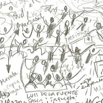Football art print detail of celebration at UEFA Euro Cup Final 2024
